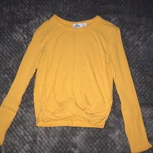 Hollister ribbed crop top